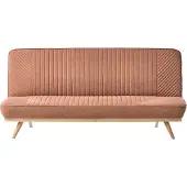 Beliani KALFAFELL - Slaapbank - Goudbruin - Polyester