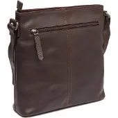 The Chesterfield Brand Lunton Waxed Pull Up Schoudertas - Bruin