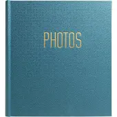 Exacompta Fotoalbum boekgebonden 60 zwarte pagina's OfficeByMe - Eendenblauw - 15603E