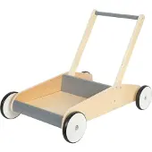 Small Foot - Houten Loopwagen Grijs