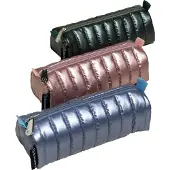 Exacompta schrijfmappen "Daunen", khaki, blauw, roze – voordeelverpakking van 6 stuks