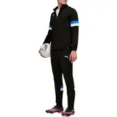Puma IndividualRISE heren trainingspak zwart blauw maat S