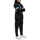 Puma IndividualRISE kinder trainingspak zwart blauw maat 164/170