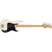 Fender Standard Precision Bass MN Black Pickguard Olympic White