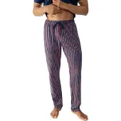 Mey pyjama broek blauw gestreept katoen