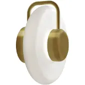 Kdln Design wandlamp TRATTO, dimbaar, messing / goud, Woon-/ Eetkamer, metaal, Design, Wandlamp design