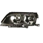 VAN WEZEL KOPLAMP LINKS ZWART vanaf 9/'01 inclusief stelmotor 0649963 Van Wezel voor o.a. BMW