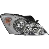 VAN WEZEL KOPLAMP RECHTS MET KNIPPERLICHT H1+H7 Chrome +ElektrischReg. 8353962 Van Wezel voor o.a. KIA
