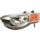 VAN WEZEL KOPLAMP LINKS MET KNIPPERLICHT H4 inclusief STELMOTOR 3236961 Van Wezel voor o.a. MITSUBISHI