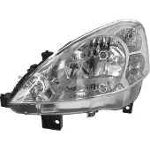 VAN WEZEL KOPLAMP LINKS MET KNIPPERLICHT H4 inclusief STELMOTOR 4052961 Van Wezel voor o.a. PEUGEOT