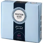 Mister Size Passion & Love Condoms Pure Feel 64 mm - Size 2XL