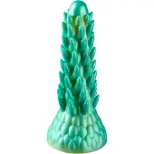 XR Brands Stegosaurus - dildo - siliconen - 20cm - groen