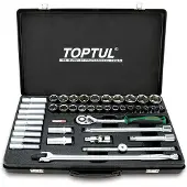 Toptul Dopsleutelset 1/2 41 stuks
