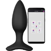 Lovense Hush 2 S - App-gestuurde anaalvibrator (38 mm, zwart)