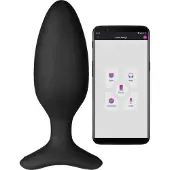 Lovense Hush 2 M - App-gestuurde anale vibrator (45 mm, zwart)
