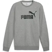 Puma Sportsweatshirt 'Ess No. 1' grijs gemêleerd / zwart