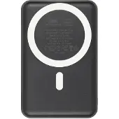 Rivacase Draadloze powerbank MagSafe, 10000mAh, 1 USB-C poort, 10W Qi, zwart,