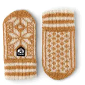 Hestra Kids' Nordic Want Kinderen Mustard / Offwhite 2