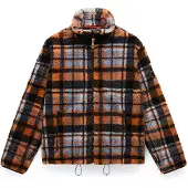 Napapijri Fleece jas 'T-Montepiana' blauw / marine / mokka / oranje