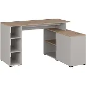 Vicco Rudy Hoekbureau – 135 x 110 cm met planken Kasjmier