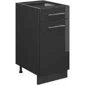 Vicco Fame-Line Keukenonderkast – 40 cm, WB Antraciet Antraciet Hoogglans
