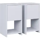 Vicco Evo Nachtkastje – Set van 2 Wit