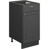 Vicco Fame-Line Keukenonderkast – 40 cm zonder werkblad Anthrazit-Gold Landhaus
