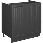 Vicco Fame-Line Wastafelkast – 80 cm, WB Antraciet Donkergrijs