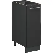 Vicco Fame-Line Apotheekkast – 30 cm, WB Marmer Antraciet Hoogglans