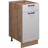 Vicco Fame-Line Keukenonderkast – 40 cm, WB Antraciet Wit Landhuis