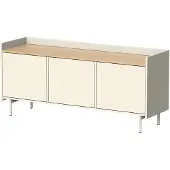 Vicco Velina TV-meubel – 140 x 63 cm met 3 deuren Crème