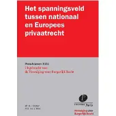 Uitgeverij Paris B.V. Het spanningsveld tussen nationaal en Europees privaatrecht (Paperback)