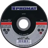 Promat /Tecwerk Afbraamschijf | D180xS8mm | gebogen staal | gat 22,23 mm - 4000841322
