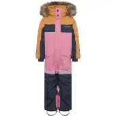 Didriksons Bjärven, winteroverall, junior, lichtroze