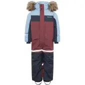 Didriksons Bjärven, winteroverall, junior, donkerrood
