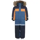 Didriksons Bjärven, winteroverall, junior, blauw/oranje