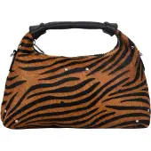Núnoo Dandy Stripes Deluxe Donkerbruin Tas