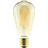Sylvania - Ledlamp - RETRO - E27 - 560 Lm - Helder Goud - E27 - Grote Fitting
