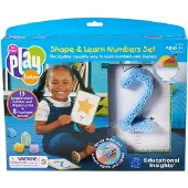 Learning Resources Playfoam Shape & Learn Numbers Set - 3+