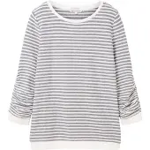 Tom Tailor DENIM Sweatshirt smoky blue / wit