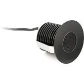 Faro Grund - ronde grondspot voor buiten - Ø 80 mm, Ø 60 mm inbouw - 7W LED incl. - IP67 – zwart – warm witte lichtkleur (2700K)