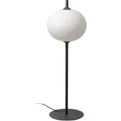 Faro Saigon terraslamp met ronde kap, 130 cm, alu / grijs / zink, Aluminium, Modern