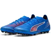 Puma Ultra 6 Ultimate MG Untamed - Blauw/Wit/Gloeiend rood