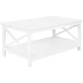 Beliani FOSTER - Salontafel - Wit - MDF