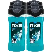 Axe Ice Chill 3-in-1 Douchegel - 6 x 400 ml - Voordeelverpakking