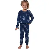 Rebelle Perzikfleece meisjes pyjama harten | Maat 152