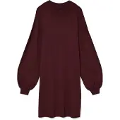 Vero Moda Gebreide jurk 'VMNANCY' bourgogne