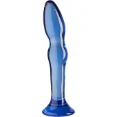 Chrystalino Gallant Glazen Dildo - Blauw