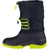 CMP Snowboots 'Ahto' navy / duifblauw / limoen / zwart