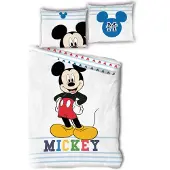 Cofi1453® Mickey Mouse kinderdekbedovertrek - katoen